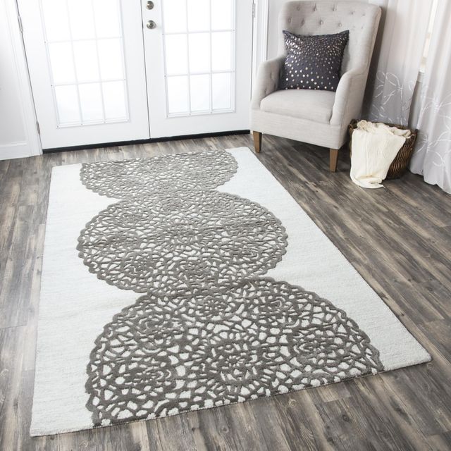 Rizzy Home Dimension Gray 9' x 12' Rug-1