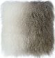 TOV Furniture Tibetan Sheep Pillow White to Brown-0