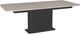 Amisco Customizable Lucarelli 108" Rectangular Extendable Table with 1" Thermo Fused Laminate Top, Radius Corners and 1 Leaf-0
