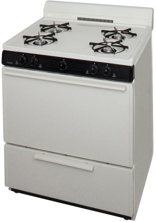 Premier 30" Biscuit Freestanding Gas Range-2