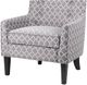 Olliix by Madison Park Grey Carissa Shelter Wing Chair-4