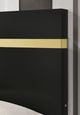 Furniture of America® Lillestrom Black/Gold King Bed-1