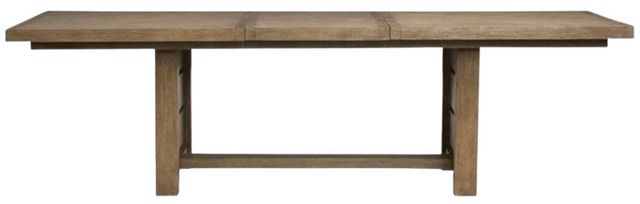 Magnussen Home® Plum Creek Sierra Brown Trestle Dining Table-3