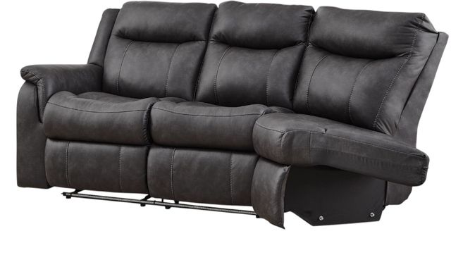 Signature Design by Ashley® Sultan Meadow 2-Piece Carbon L-Shape Manual Reclining Sectional-4