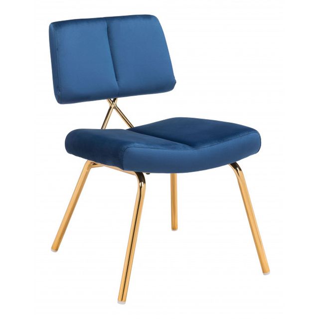 Zuo® Modern Nicole Blue Dining Chair-0
