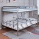 Furniture of America® Finnerty Silver Full/Full Bunk Bed-1