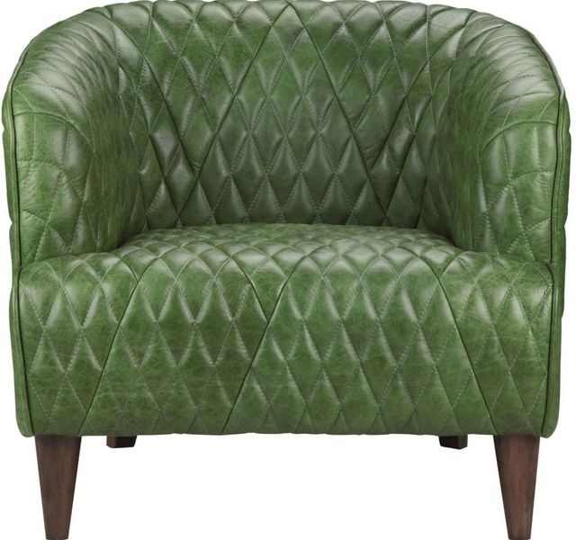 Moe's Home Collection Magdalen Dark Green Arm Chair-1