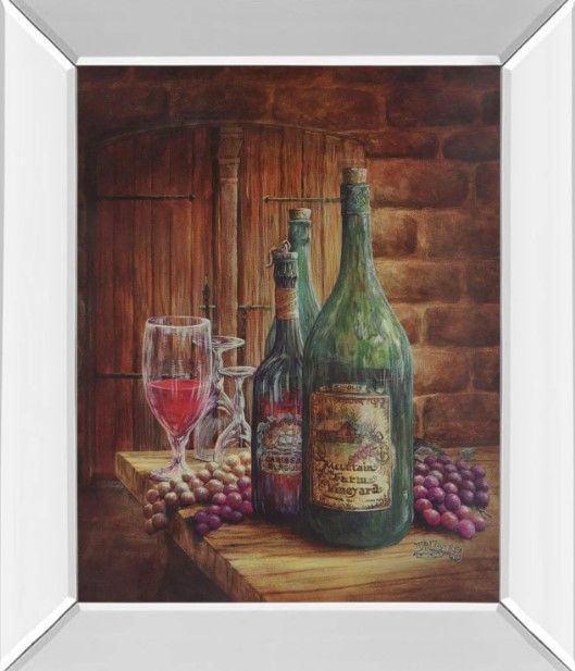 Classy Art Vintage Wine III Wall Art-0