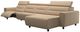 Stressless® by Ekornes® Emily 4-Piece Beige Power Reclining Right-Arm Facing Chaise Sectional-1