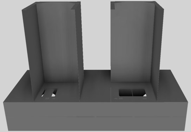 Vent-A-Hood® 48" Gunsmoke Contemporary Wall Mounted Range Hood-4