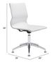 Zuo® Glider White Conference Office Chair-4