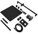ZLINE Autograph Edition Matte Black Crystal Bay Thermostatic Shower System-3