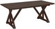 C R Plastics Harvest Chocolate Dining Table-0