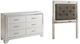 Signature Design by Ashley® Lonnix 2-Piece Silver Twin Upholstered Panel Headboard Bed Set-0