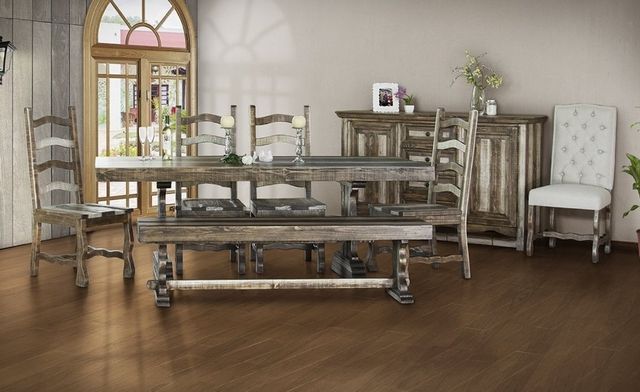 International Furniture Direct Marquez Brown Bench-1