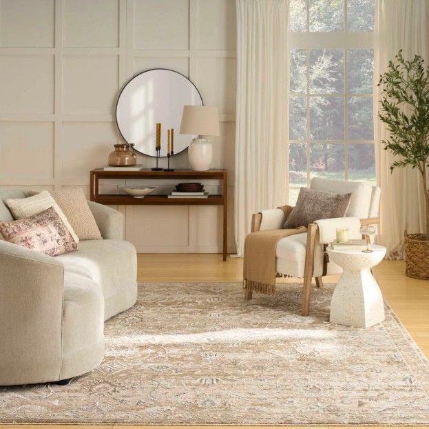 Nourison Home™ Retreat Beige 5'x8' Area Rug-1