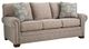 Craftmaster® Customizable Craftmaster Essentials Queen Pleated Rolled Arm Sleeper Sofa-3