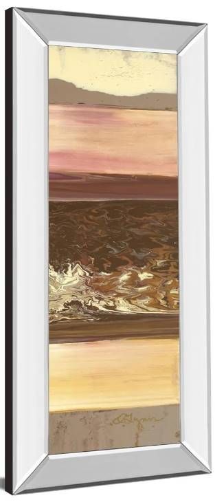 Classy Art Down Under II by Dlynn Roll Mirrored Frame Wall Art-1