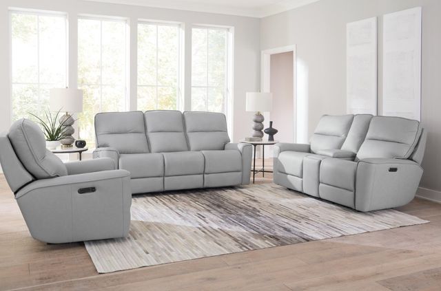 Bassett® Furniture Club Level Kenneth Mist Wallsaver Power Recliner-3