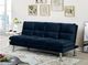 Furniture of America® Saratoga Navy Futon Sofa-1