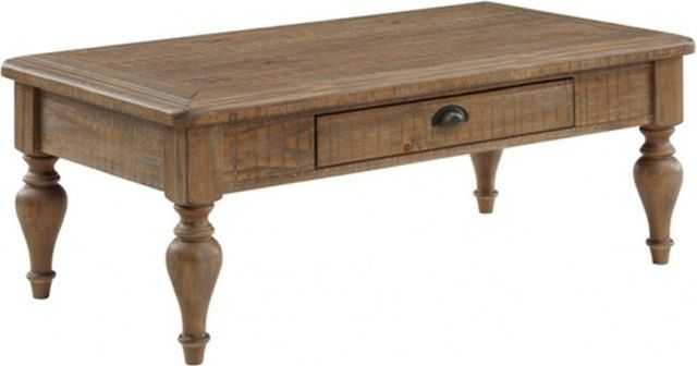 Winners Only® Augusta Rustic Brown Coffee Table-0