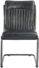 Moe's Home Collection Ansel 2-Piece Black Leather Dining Chair Set-1