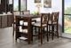New Classic® Home Furnishings Amy 5-Piece Cherry 60" Counter Height Dining Set-1