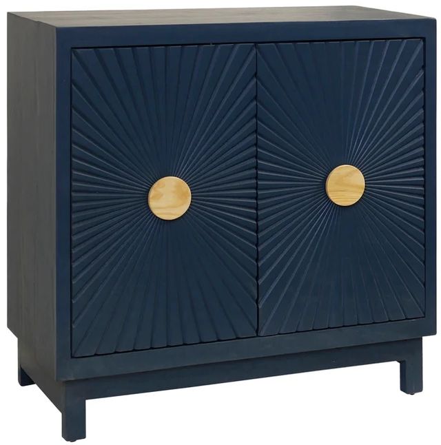 Stylecraft Dark Navy Accent Cabinet-0