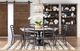 Legacy Classic Halifax Flax Round Dining Table with Java Base-1
