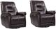 Parker House® Carnegie 2-Piece Verona Coffee Power Cordless Swivel Glider Recliner Set-0