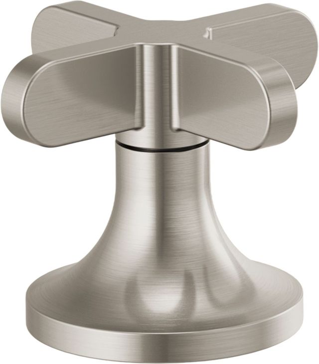 Brizo Odin® Brilliance® Brushed Nickel Widespread Lavatory Low Cross Handles-0