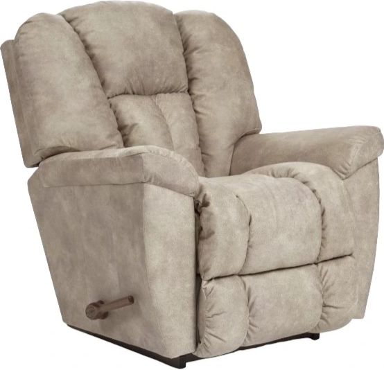 La-Z-Boy® Maverick Stucco Manual Rocking Recliner-0