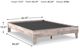 Signature Design by Ashley® Neilsville Whitewash Queen Platform Bed-4