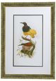 A & B Home 2-Piece Brown/White/Yellow Birds Wall Art Set-3