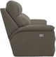 La-Z-Boy® Roman Grey Leather PowerRecline™ Two-Seat Sofa with Power Headrest-1
