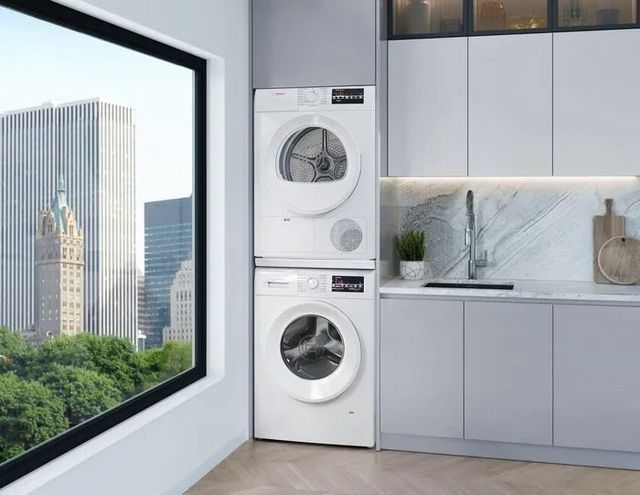Bosch 300 Series 24" White Front Load Compact Washer -16