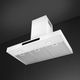 Smeg 30" Matt White Island Range Hood-2