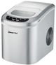Magic Chef® 10" 27 lb. Silver Portable Countertop Ice Maker-0