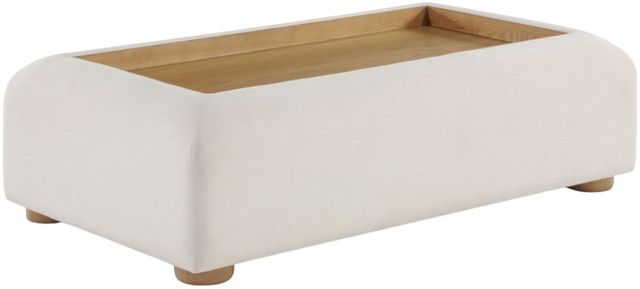 Meridian Furniture Diana Natural Coffee Table with Cream Base-0