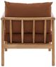 Dovetail Furniture Aimee Natural/Sienna Fabric/Wooden Outdoor Occasional Chair -3