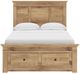 Signature Design by Ashley® Makidern Tan 61" Full Panel Storage Bed-3