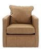 Best® Home Furnishings Field & Stream Home Heidi Umber Leather Swivel Glider Chair-1