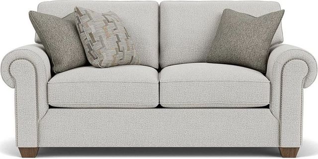 Flexsteel® Carson Silver Glacier Loveseat-1
