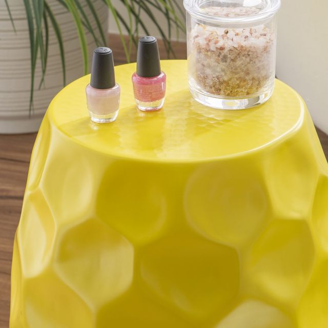 Powell® Soleil Yellow Side Table-2