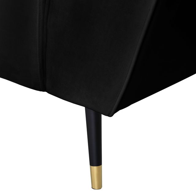 Meridian Furniture Beaumont Black Velvet Chair-3