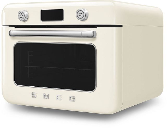 Smeg 50's Style 20" Cream Countertop Combi Steam Oven-1