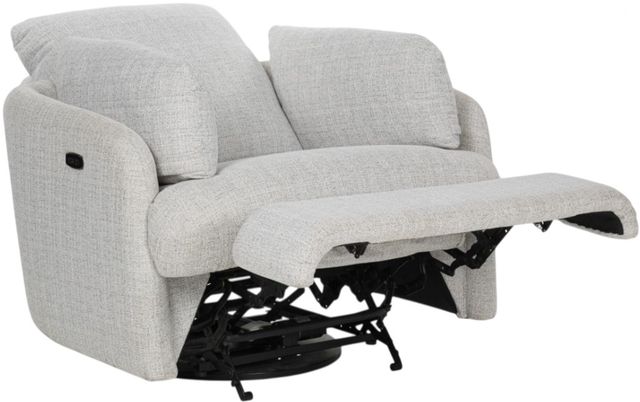 Signature Design by Ashley® Alainmont Stone Power Swivel Recliner-4