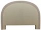 Dovetail Furniture Amir Cream Queen Upholstered Panel Bed-4