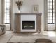 International Furniture Direct Natural Parota Brown/White Console-5