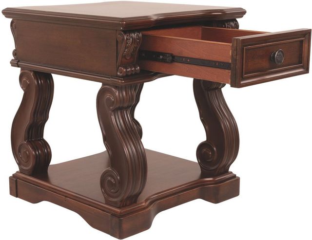 Signature Design by Ashley® Alymere Rustic Brown End Table-1